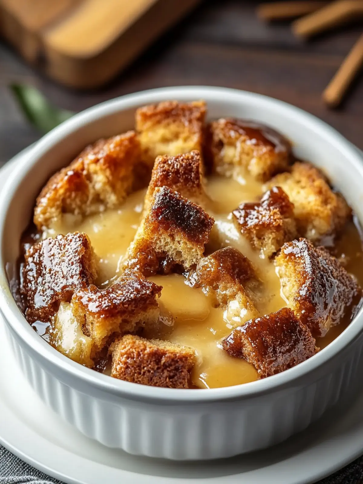Delicious Bread Pudding with Vanilla Caramel Sauce Recipe 2 Bread Pudding with Vanilla Caramel Sauce