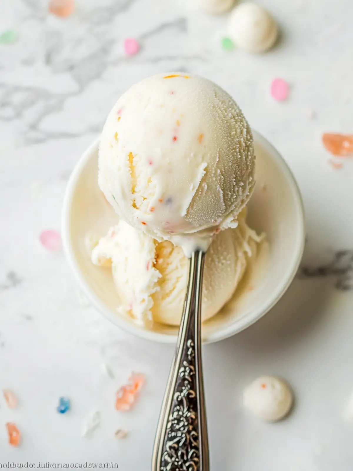 Refreshing Jasmine Tea Ice Cream with Peachy Bliss 4 Jasmine Tea Ice Cream