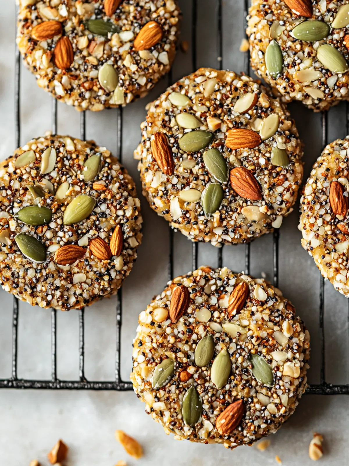Deliciously Crunchy Nut & Seed Rounds for Guilt-Free Snacking 3 Crunchy Nut & Seed Rounds