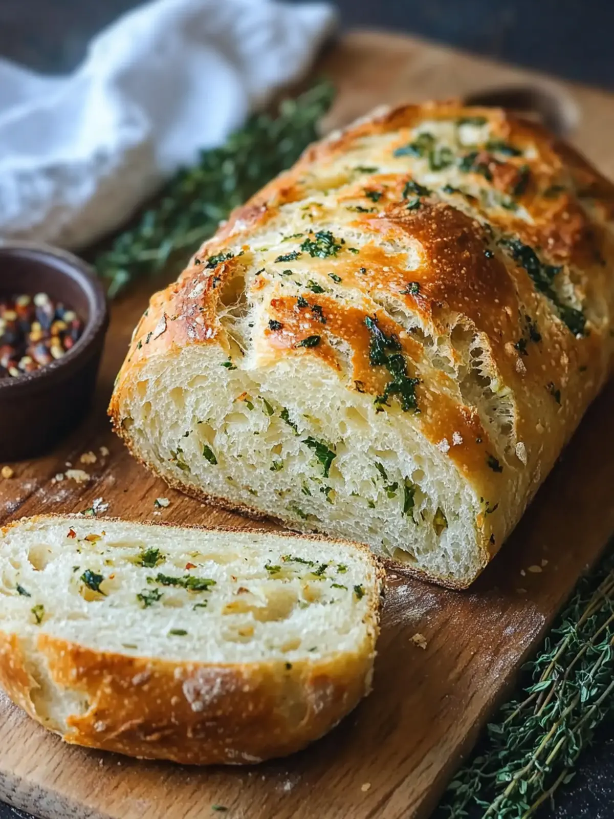 Bake Garlic And Herb Sourdough Bread for Irresistible Flavor 4 Garlic And Herb Sourdough Bread