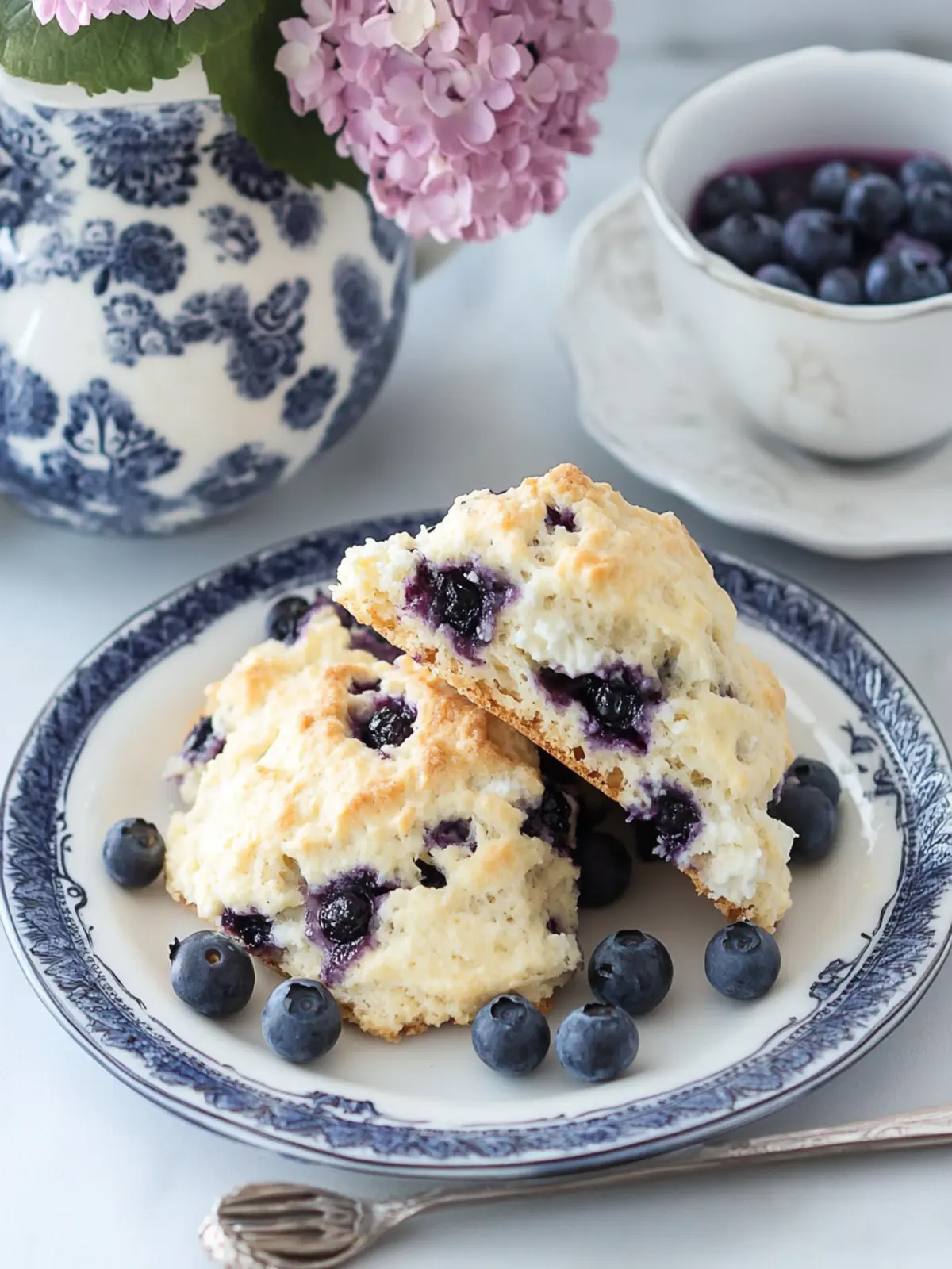Blueberry Ricotta Scones: A Heavenly Twist on Breakfast Bliss 3 Blueberry Ricotta Scones