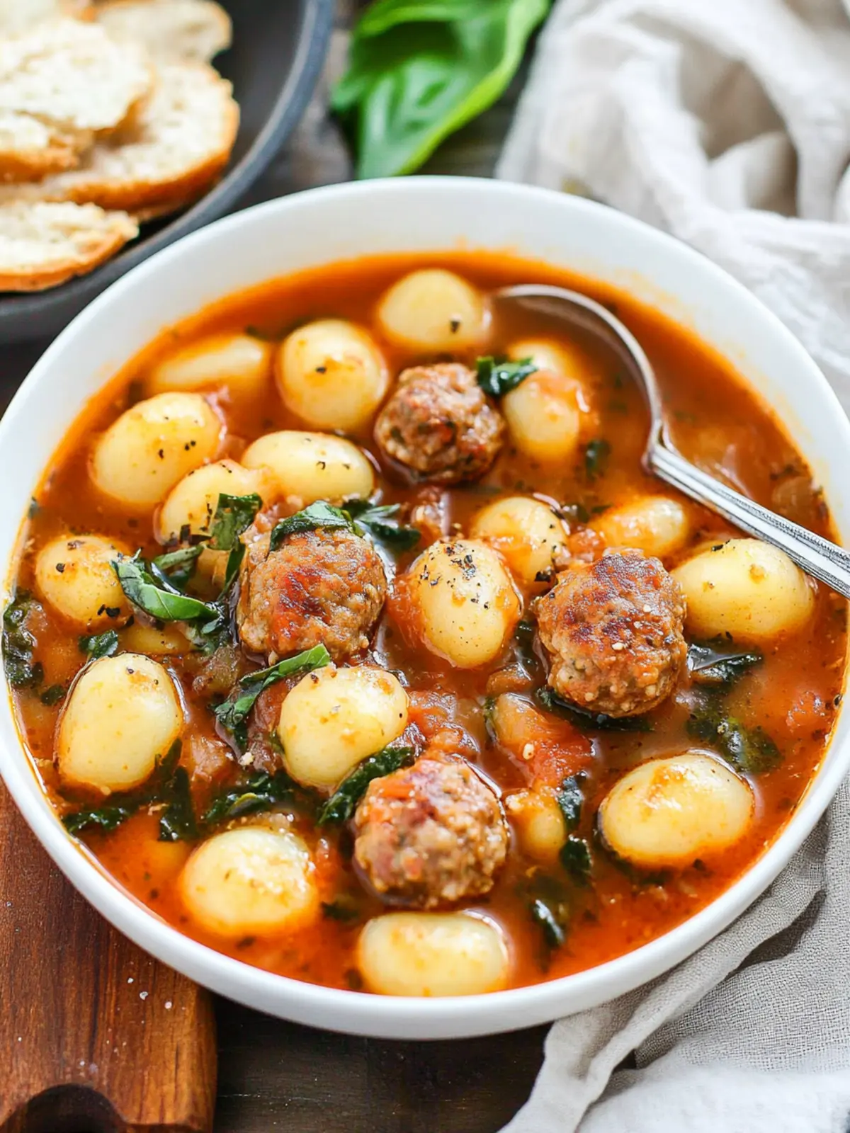 Hearty Italian Meatball Gnocchi Soup for Cozy Nights 3 Italian Meatball Gnocchi Soup