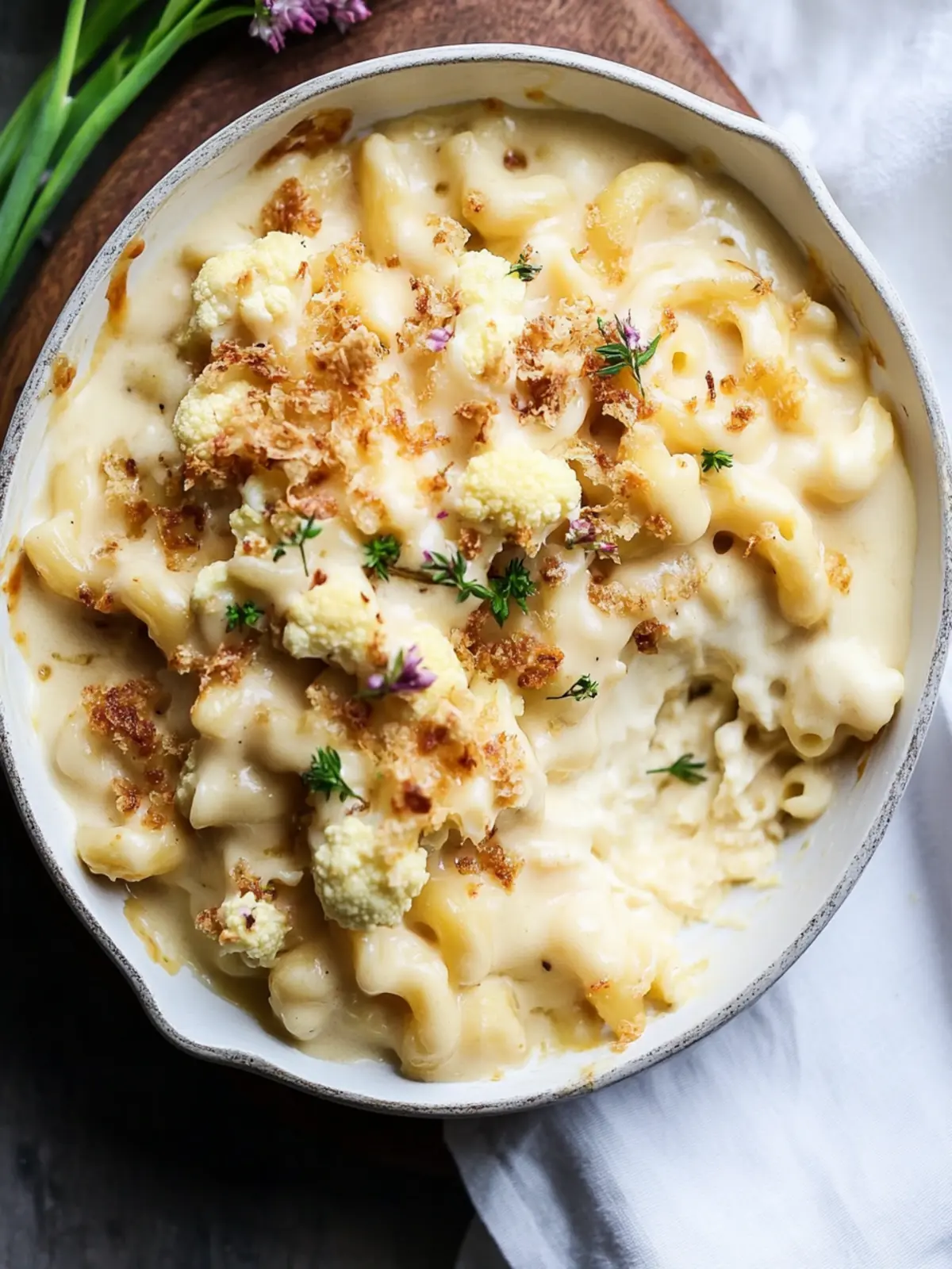 Deliciously Creamy Cauliflower Mac and Cheese Recipe 2 Cauliflower Mac and Cheese