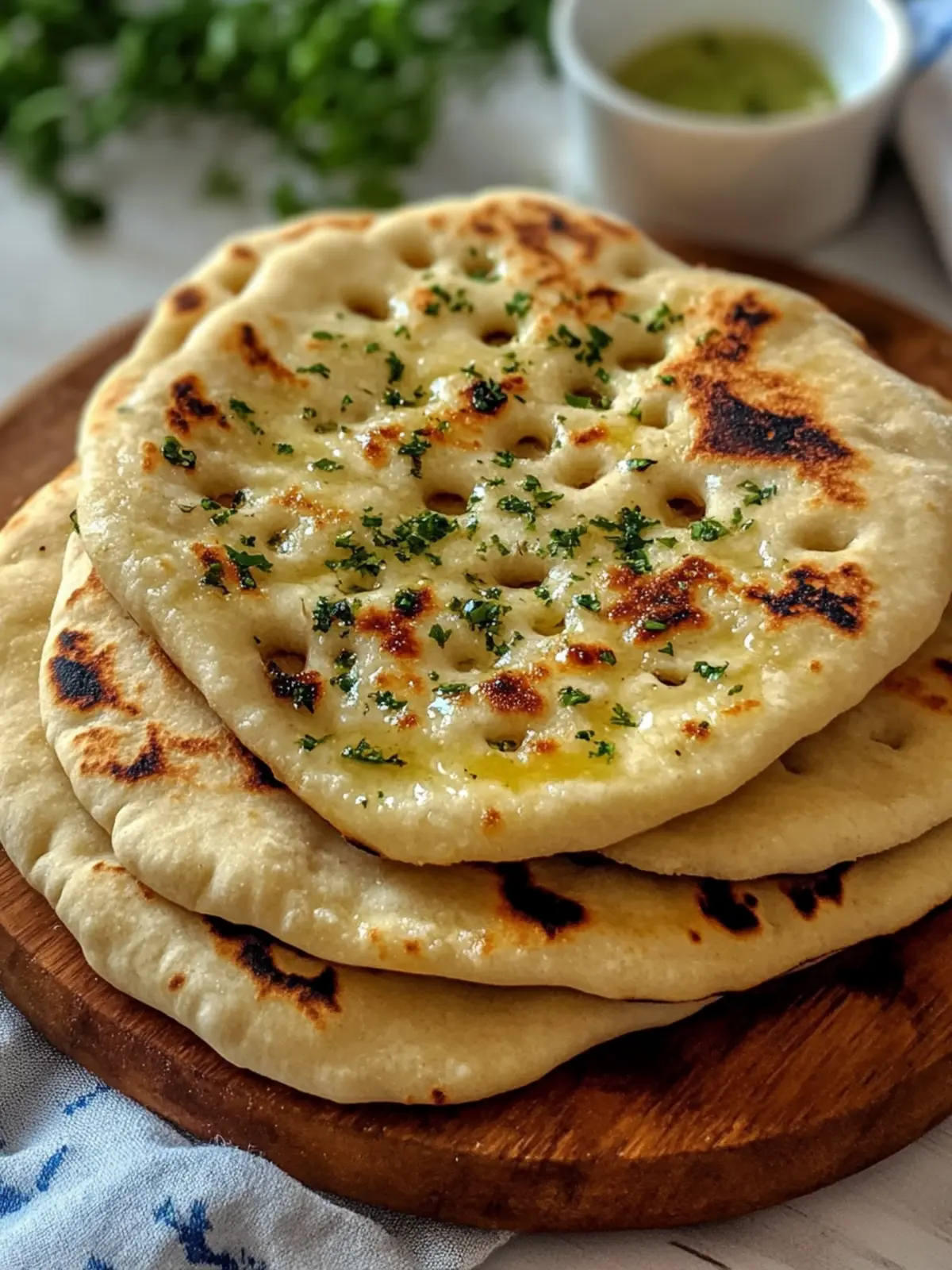 Delicious Garlic Pita Bread for a Homemade Feast 2 Garlic Pita Bread