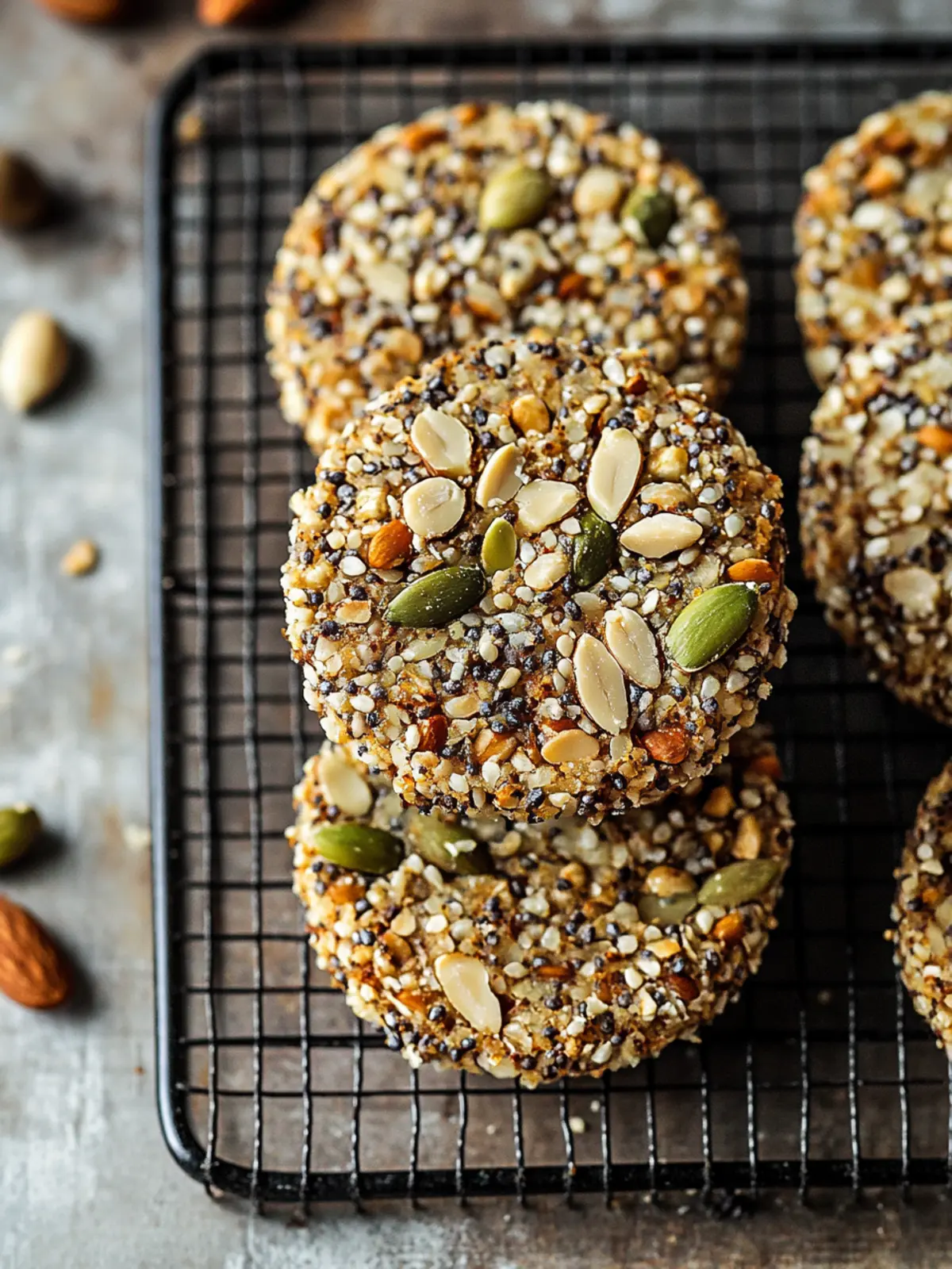 Deliciously Crunchy Nut & Seed Rounds for Guilt-Free Snacking 5 Crunchy Nut & Seed Rounds