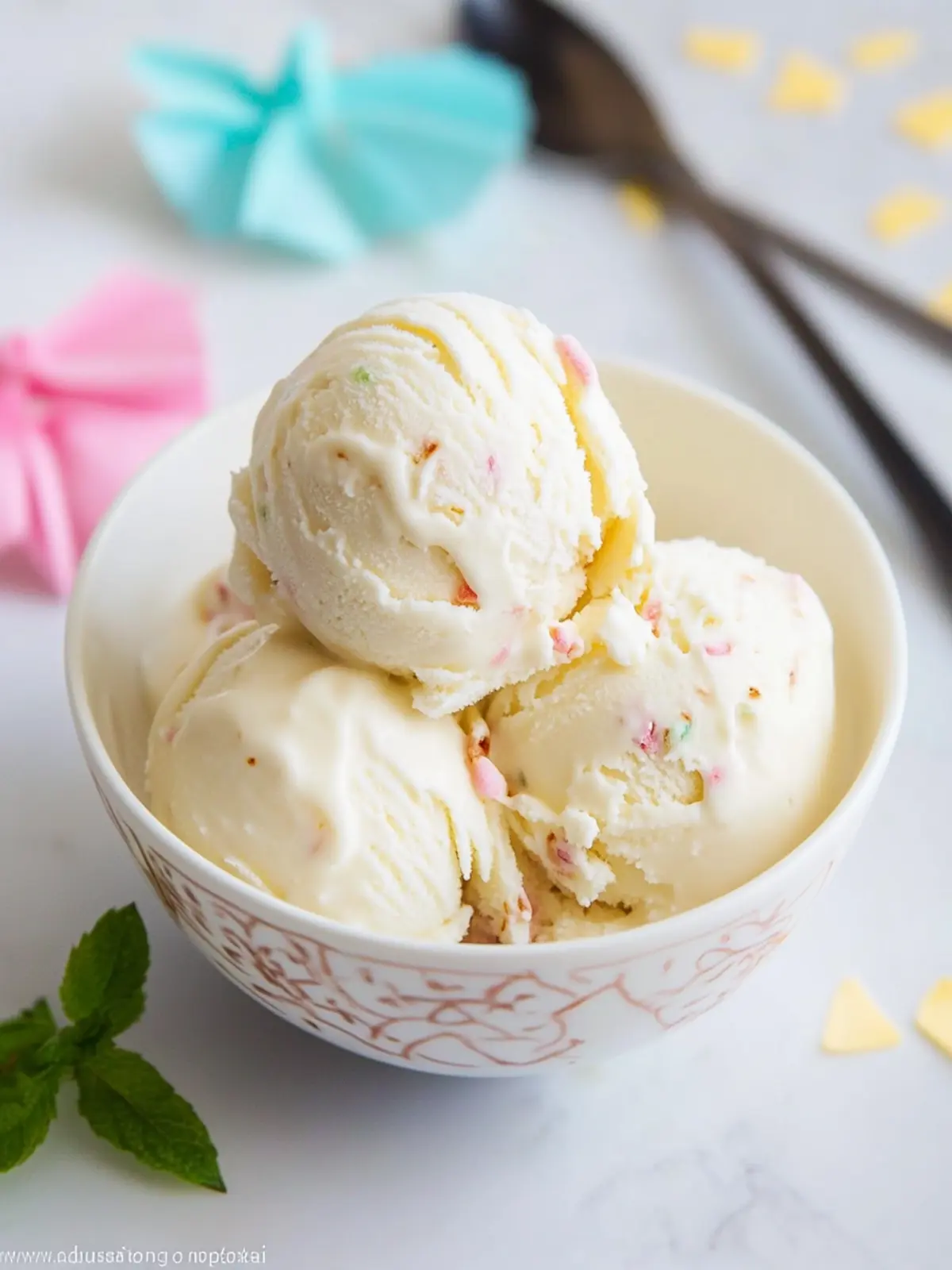 Refreshing Jasmine Tea Ice Cream with Peachy Bliss 3 Jasmine Tea Ice Cream