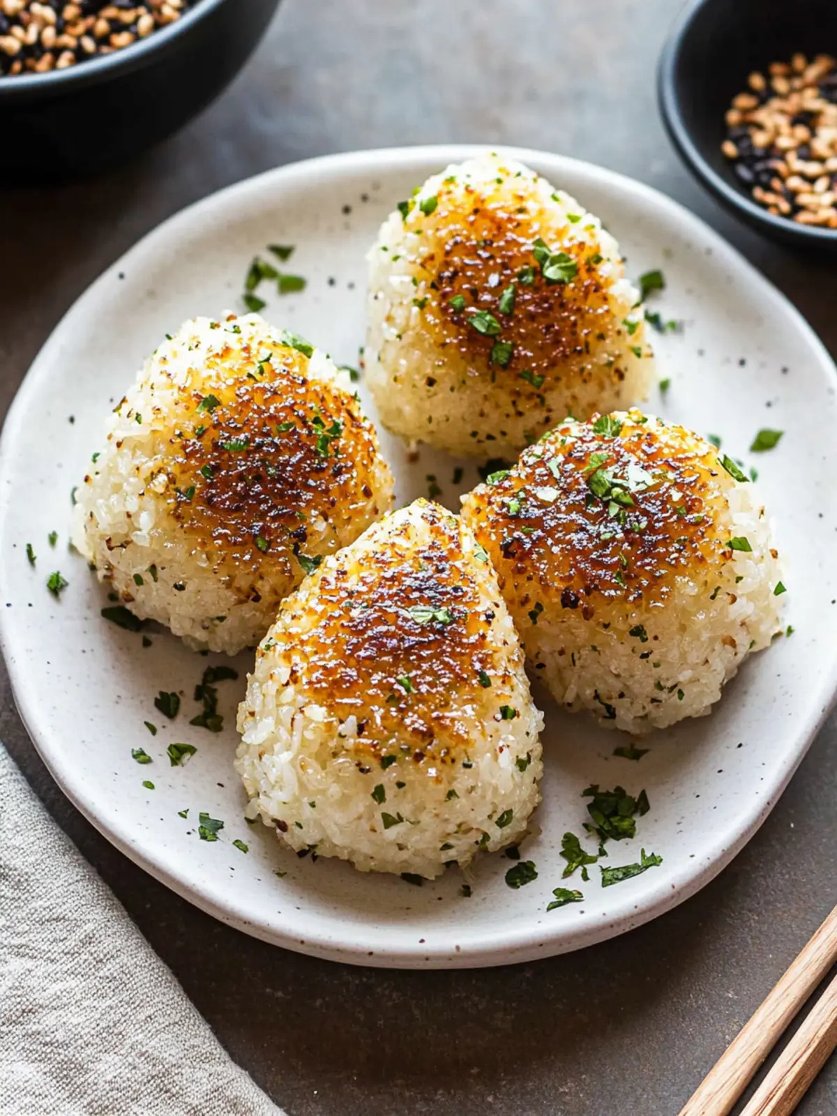 Grilled Rice Balls: Crispy Crunch with Every Bite 2 Grilled Rice Balls