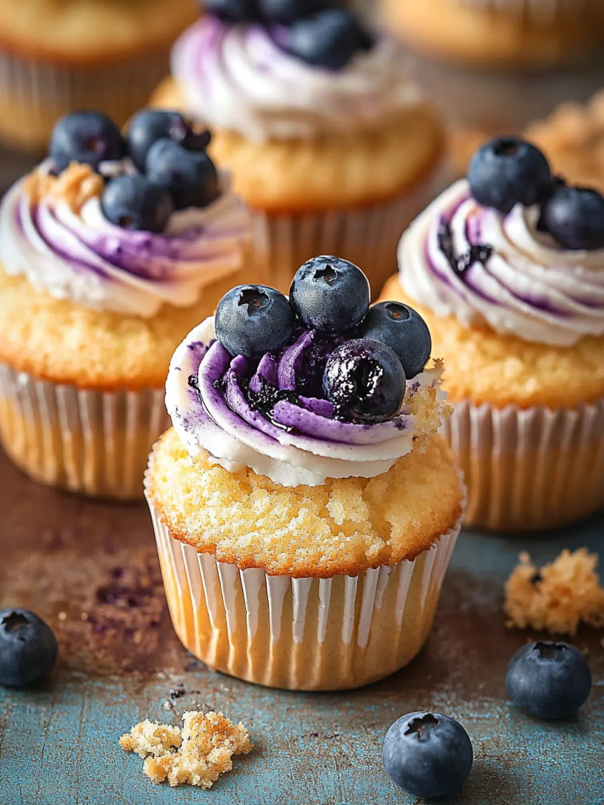 Irresistible Blueberry Cheesecake Cupcakes to Delight You 2 Blueberry Cheesecake Cupcakes