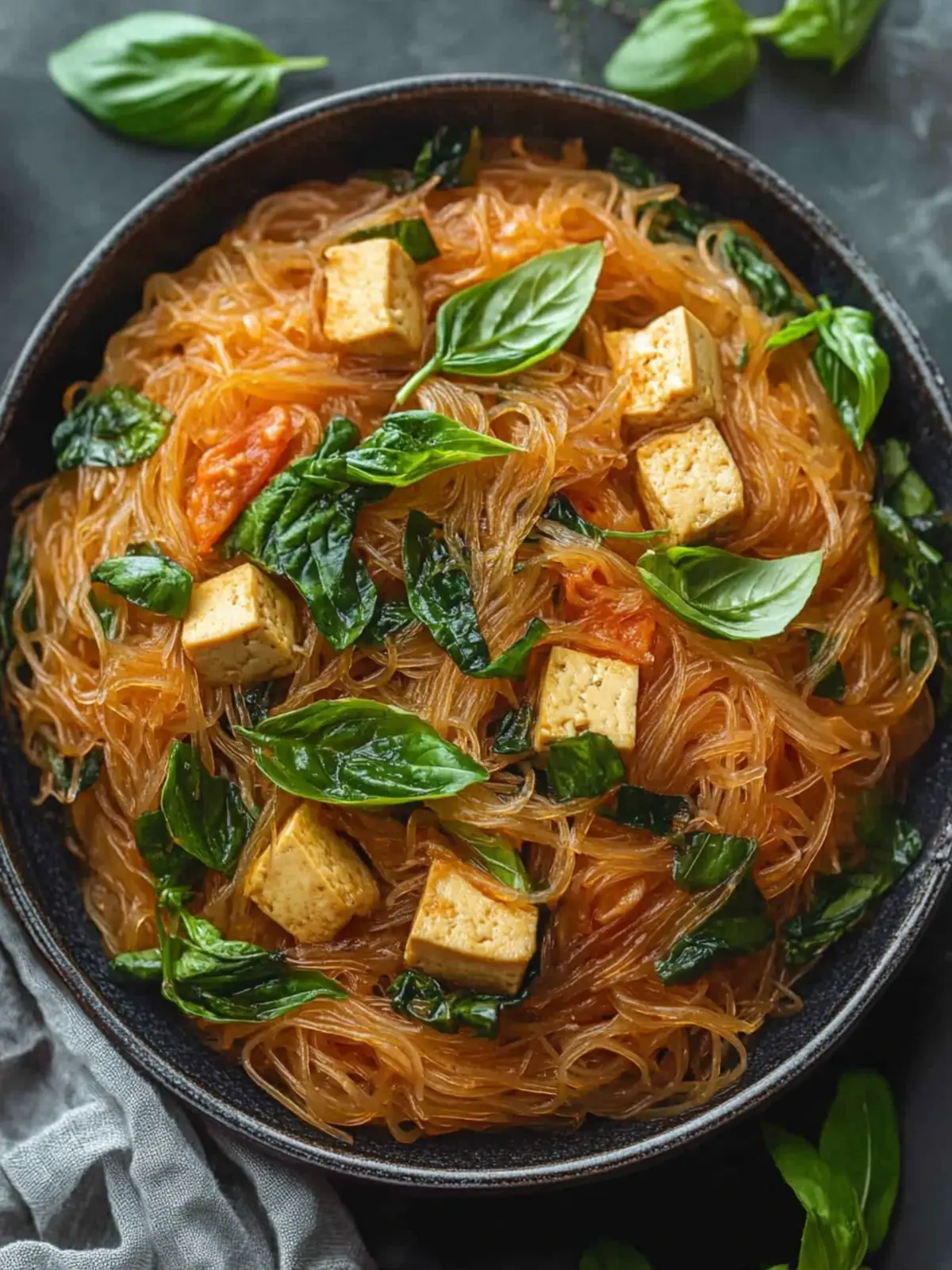 Basil and Tofu Vermicelli: A Flavor-Packed Comfort Bowl 4 Basil and Tofu Vermicelli