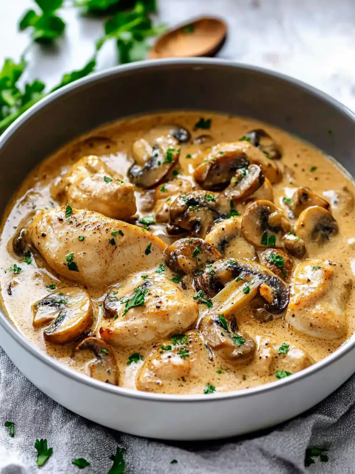 Creamy Mushroom Chicken: A Comforting Home-Cooked Delight 2 Creamy Mushroom Chicken