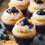 Irresistible Blueberry Cheesecake Cupcakes to Delight You 6 Blueberry Cheesecake Cupcakes