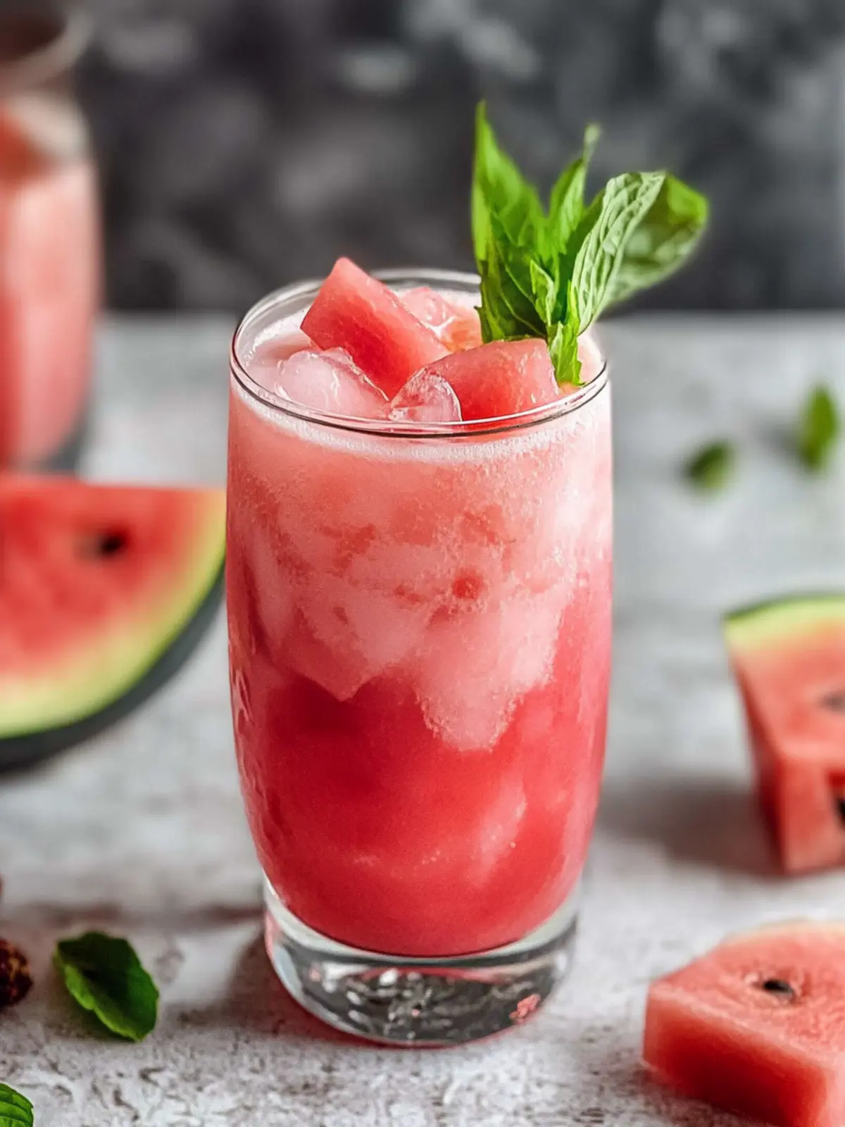 Refresh with Watermelon Rose Drink for Summer Bliss 2 Watermelon Rose Drink