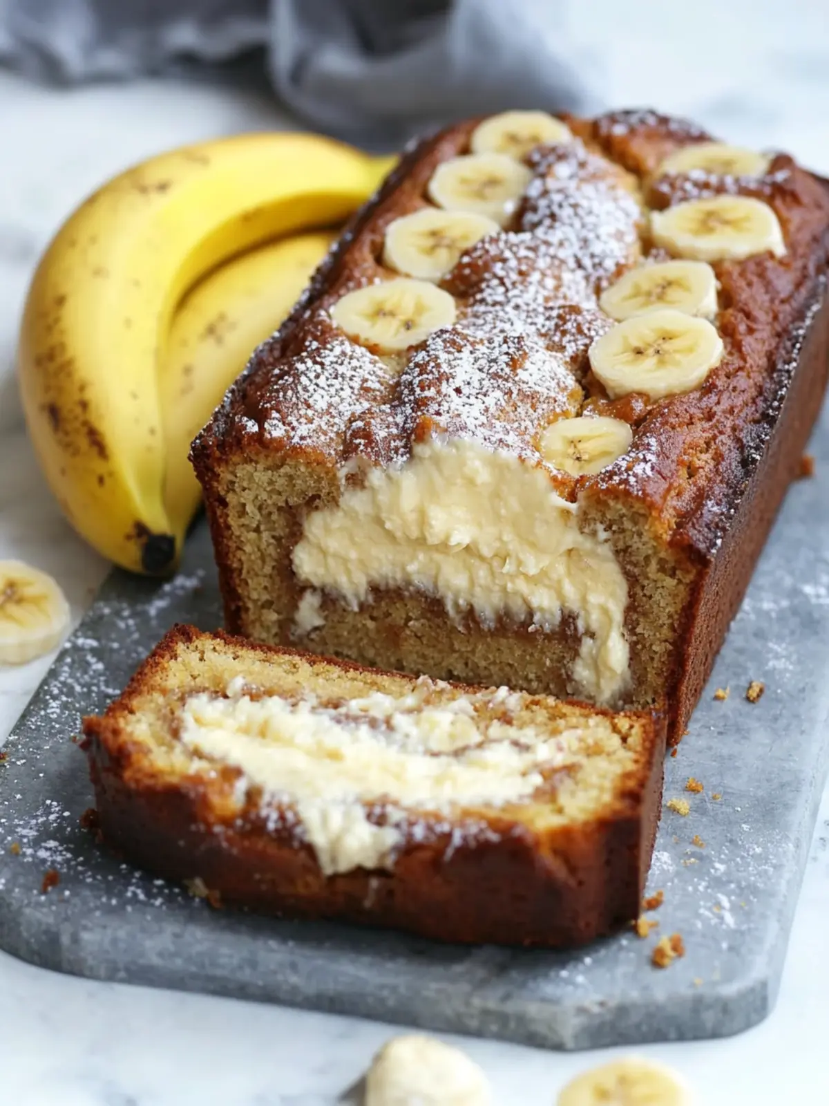 Decadent Cheesecake Banana Bread That Will Wow You 3 Cheesecake Banana Bread