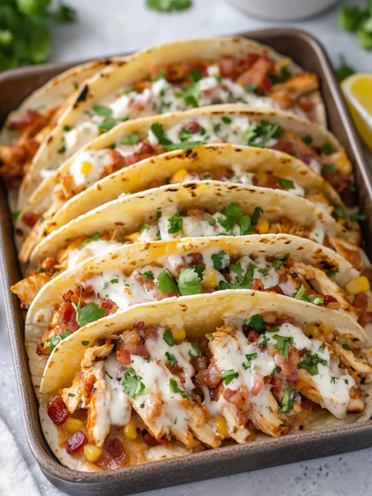 Savor Every Bite of Baked Chicken Bacon Ranch Tacos 3 Baked Chicken Bacon Ranch Tacos