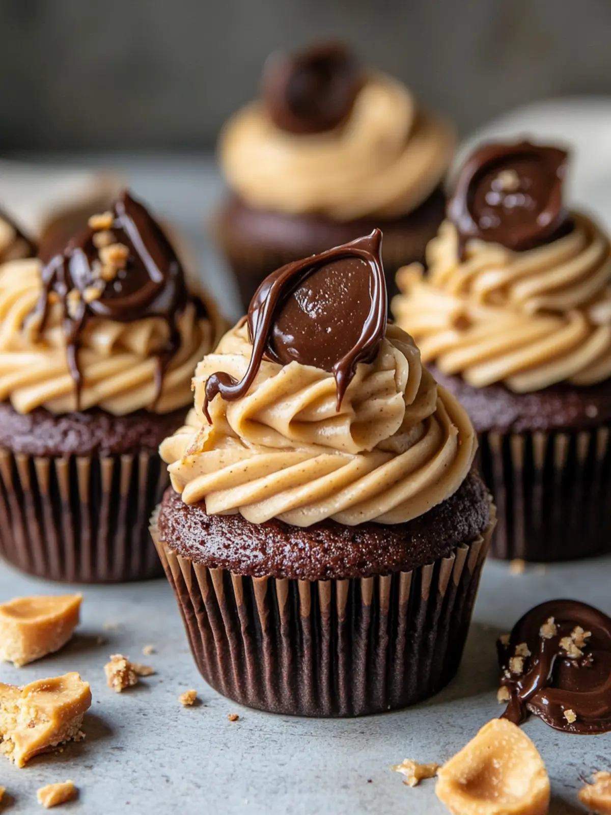 Indulge in Peanut Butter Lava Fudge Cupcakes Bliss 3 Peanut Butter Lava Fudge Cupcakes