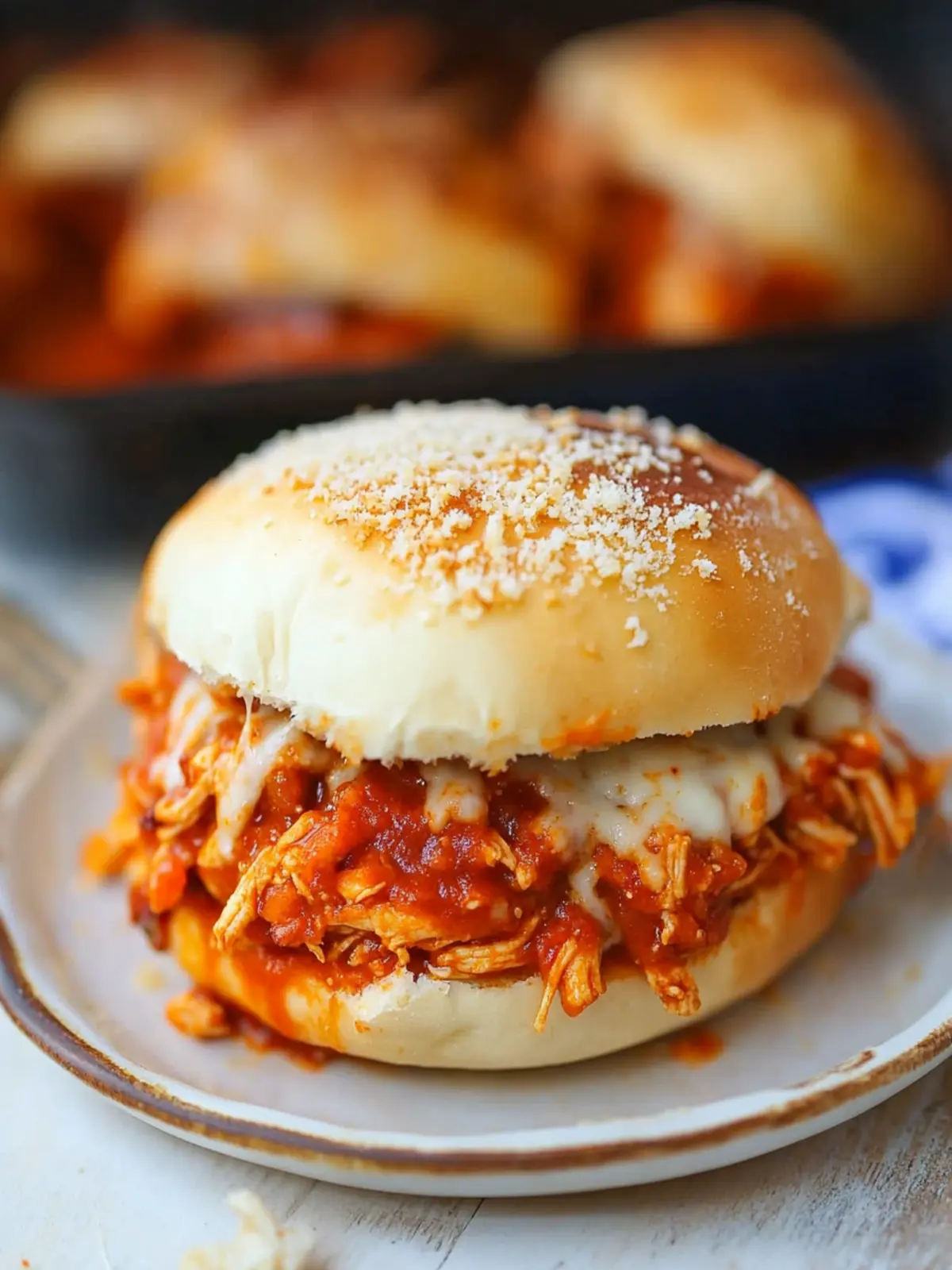Irresistible Chicken Parmesan Sloppy Joes in 25 Minutes 5 Chicken Parmesan Sloppy Joes