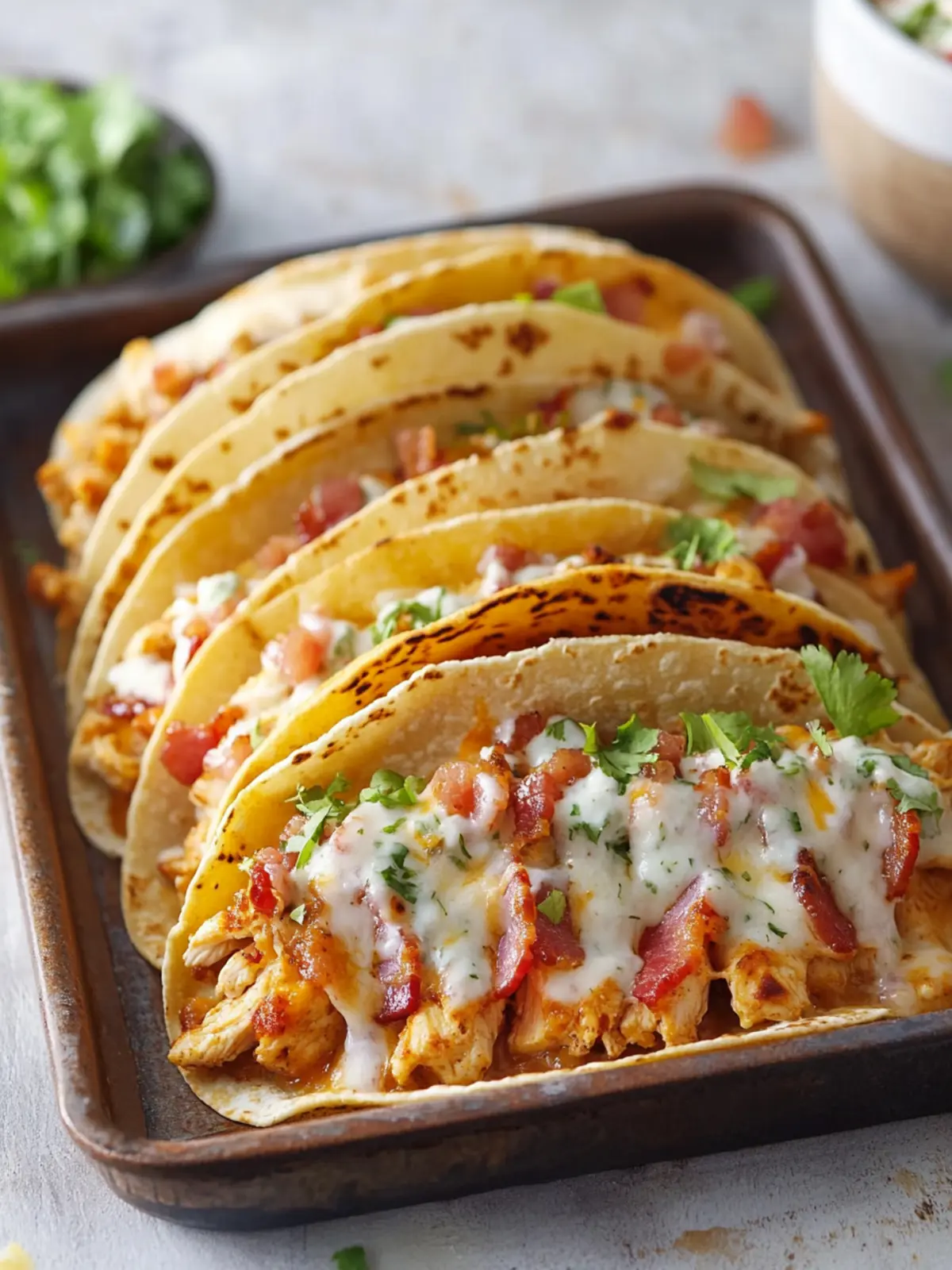 Savor Every Bite of Baked Chicken Bacon Ranch Tacos 2 Baked Chicken Bacon Ranch Tacos
