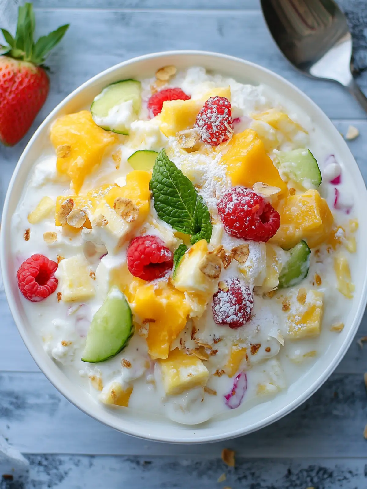 Delicious Hawaiian Cheesecake Salad to Brighten Your Day 2 Hawaiian Cheesecake Salad