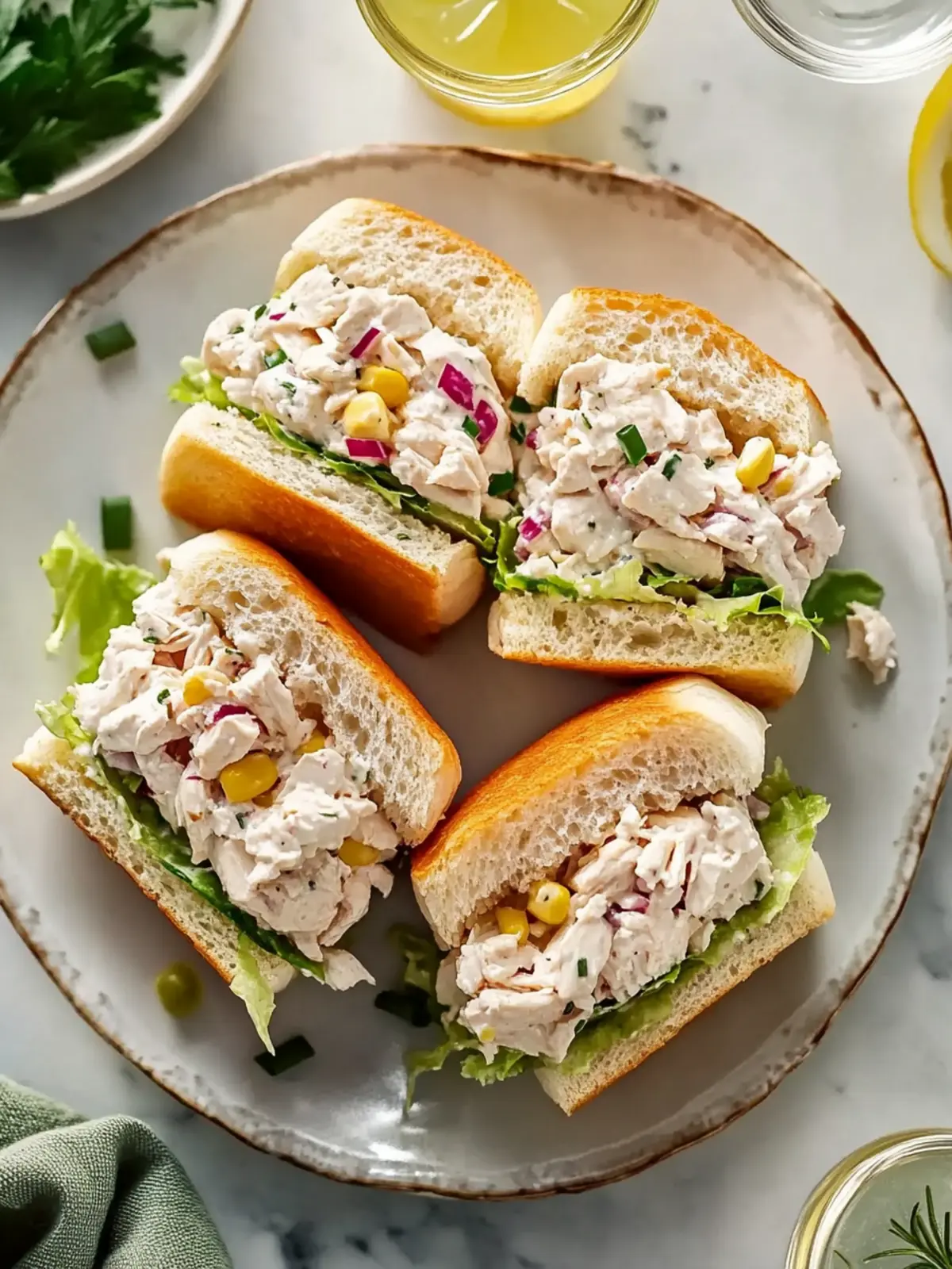 Delicious Chicken Salad Tea Sandwiches for Effortless Entertaining 5 Chicken Salad Tea Sandwiches