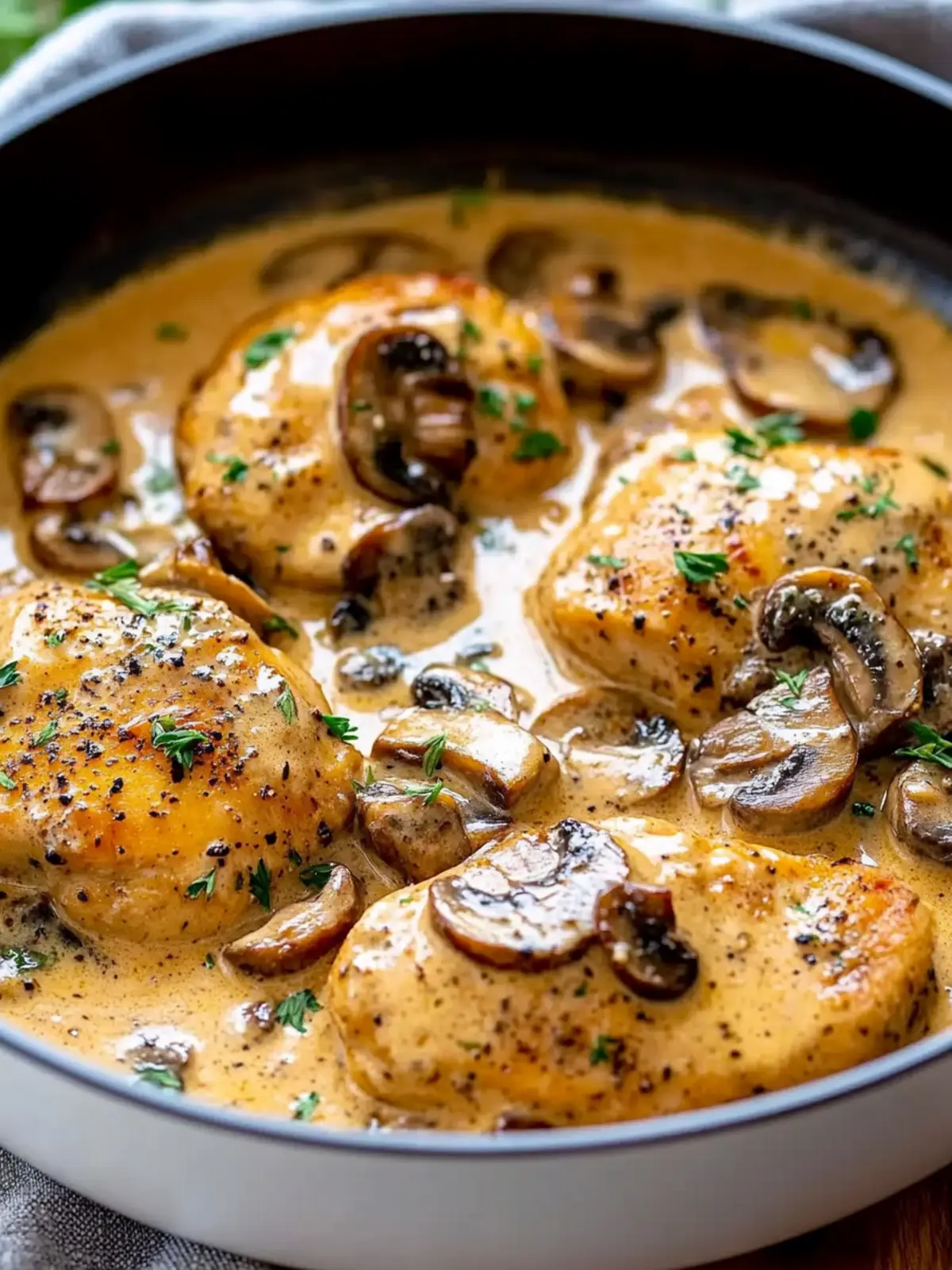 Creamy Mushroom Chicken: A Comforting Home-Cooked Delight 3 Creamy Mushroom Chicken