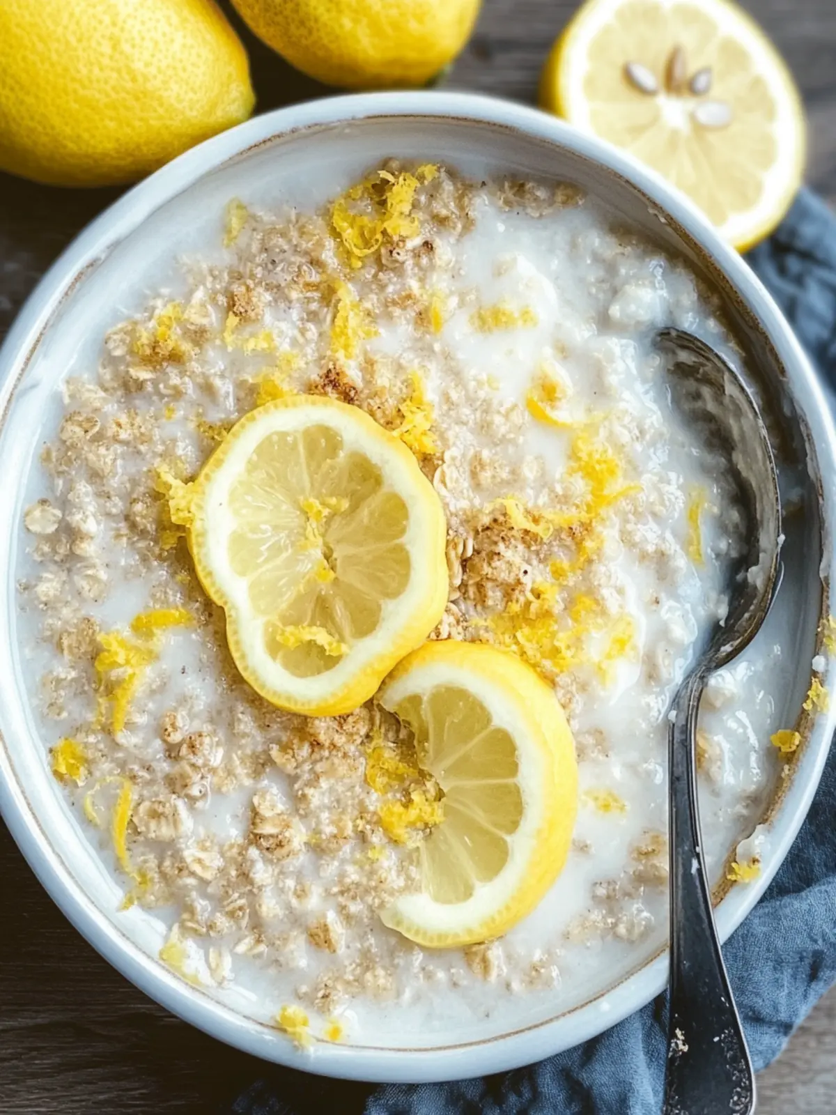 Zesty Lemon Baked Oats for a Bright Morning Boost 3 Lemon Baked Oats