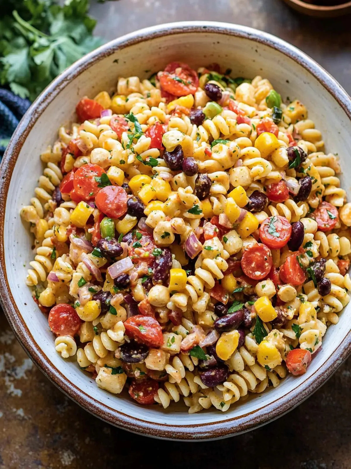 Delicious Cowboy Caviar Pasta Salad for Fun Gatherings 3 Cowboy Caviar Pasta Salad