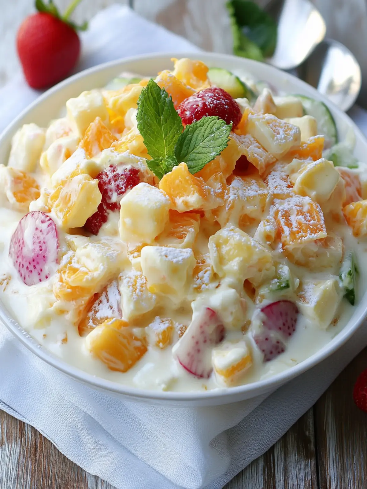 Delicious Hawaiian Cheesecake Salad to Brighten Your Day 3 Hawaiian Cheesecake Salad
