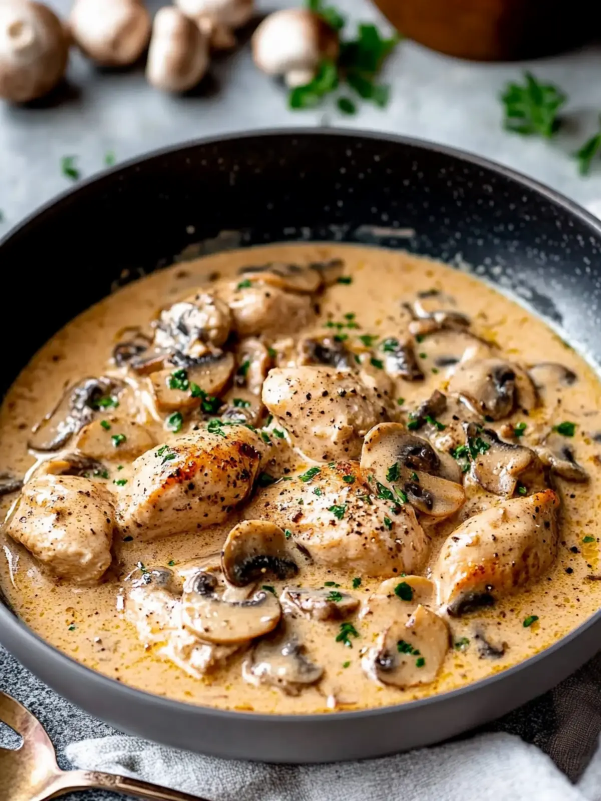 Creamy Mushroom Chicken: A Comforting Home-Cooked Delight 4 Creamy Mushroom Chicken