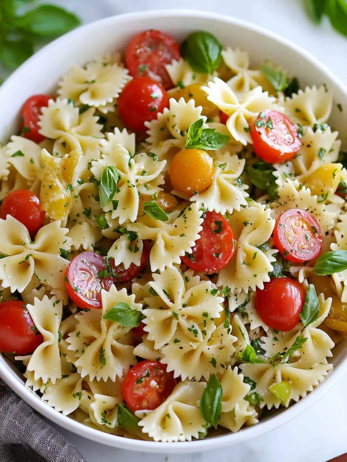 Delicious Bow Tie Pasta Salad for Fresh Flavor Lovers 4 Bow Tie Pasta Salad
