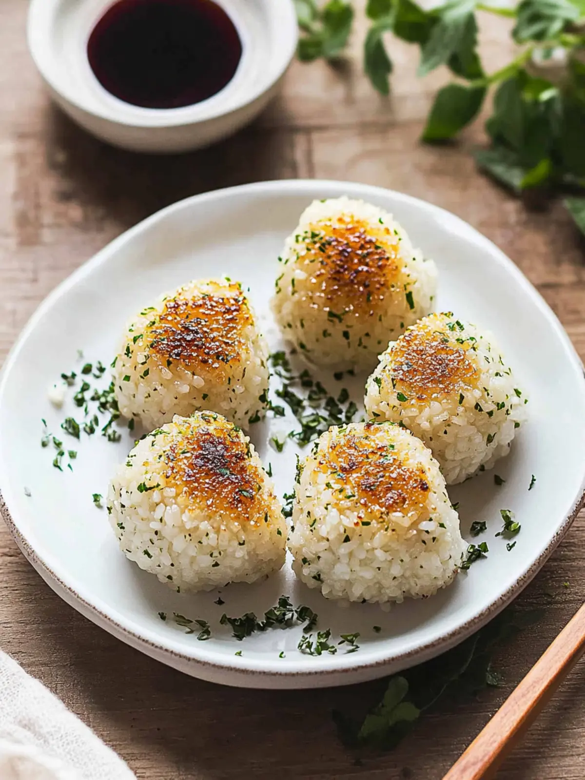 Grilled Rice Balls: Crispy Crunch with Every Bite 3 Grilled Rice Balls