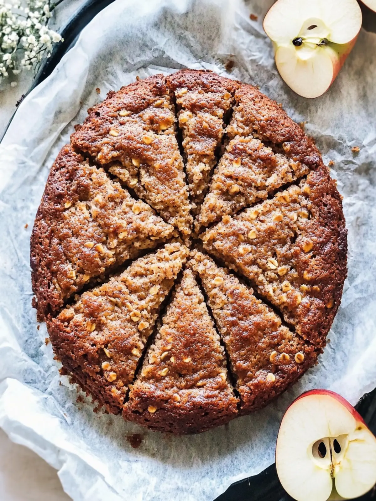Delicious Breakfast Oatmeal Apple Cake for Energizing Mornings 2 Breakfast Oatmeal Apple Cake