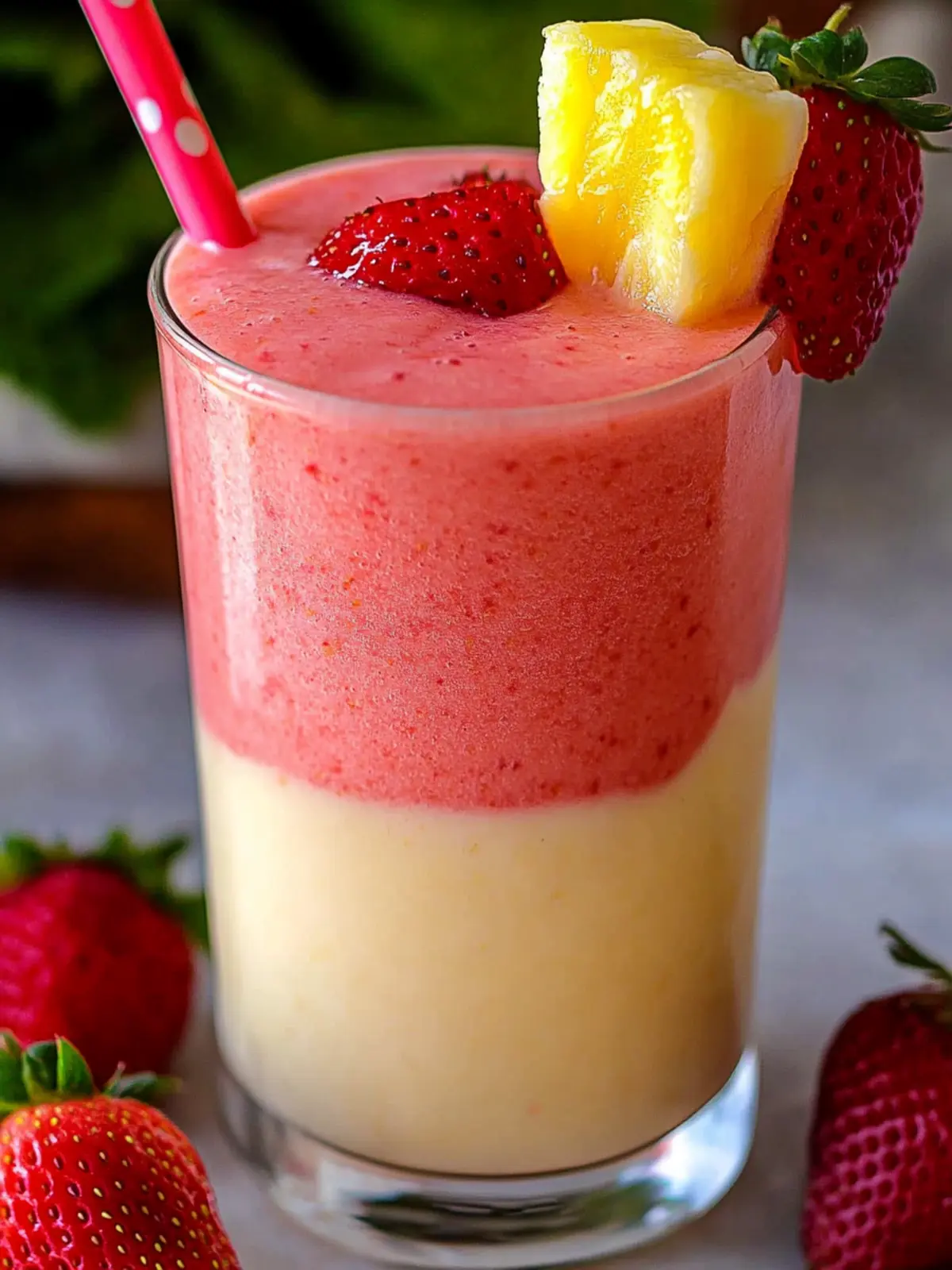 Blend Up Bliss with This Strawberry Colada Smoothie Recipe 2 Strawberry Colada Smoothie