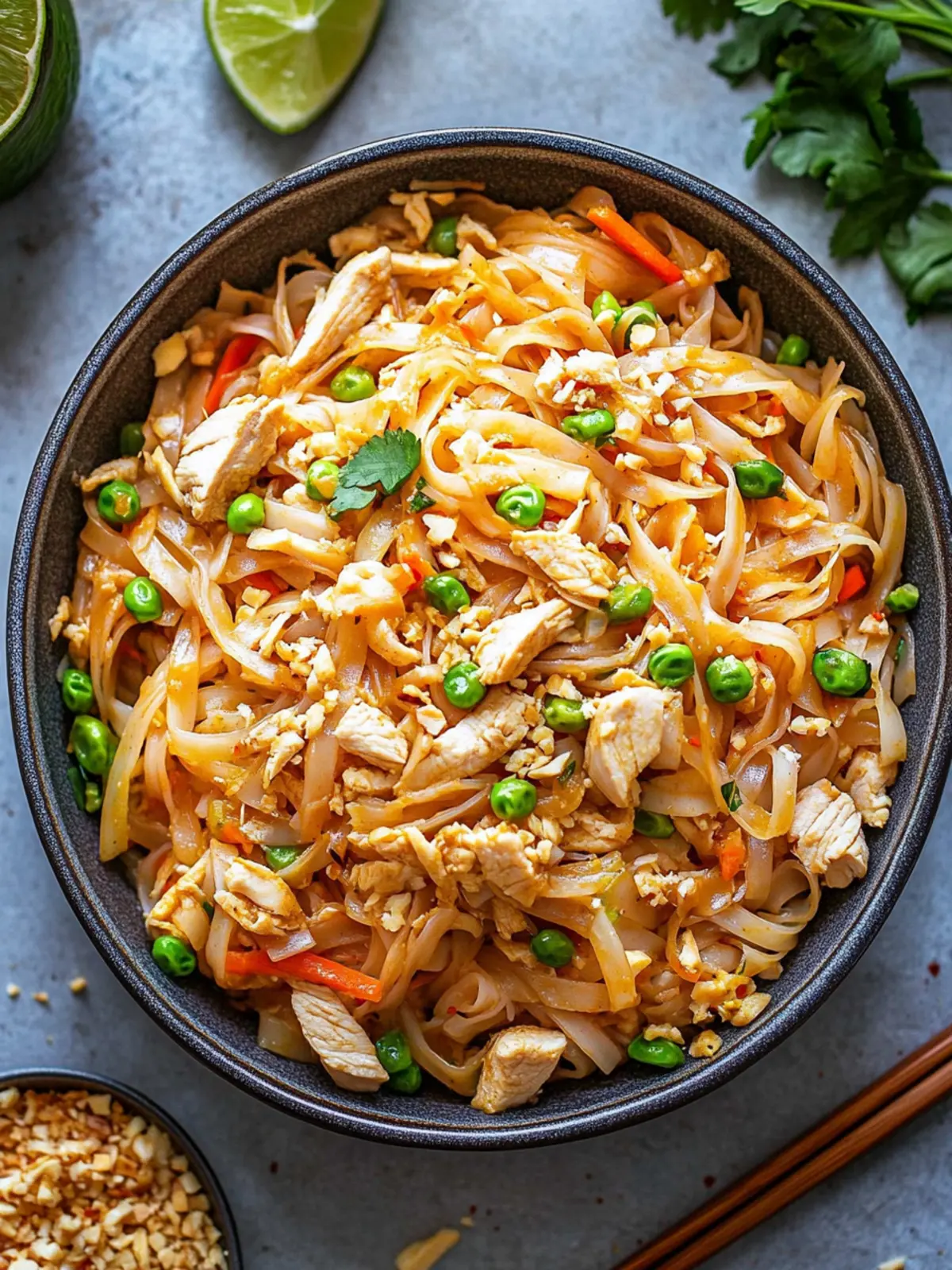 Savory Chicken Pad Thai in Just 20 Minutes at Home 4 Chicken Pad Thai