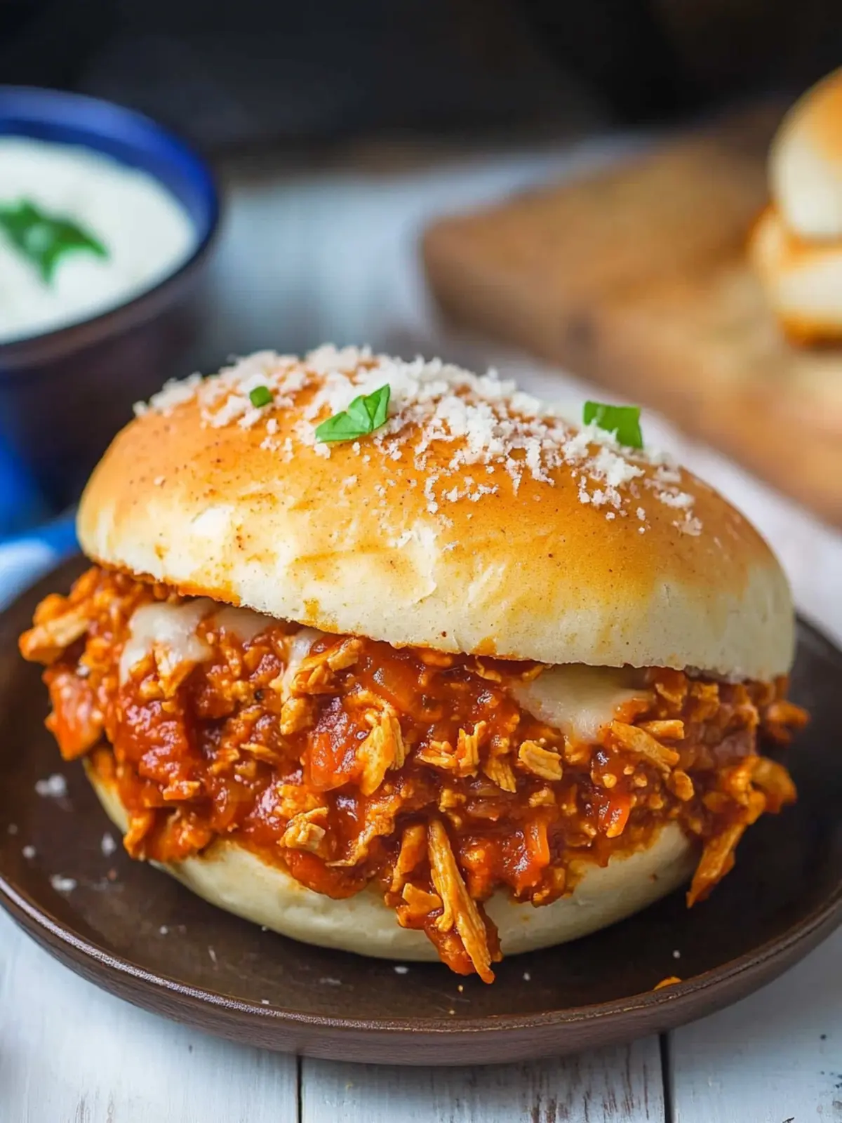 Irresistible Chicken Parmesan Sloppy Joes in 25 Minutes 2 Chicken Parmesan Sloppy Joes