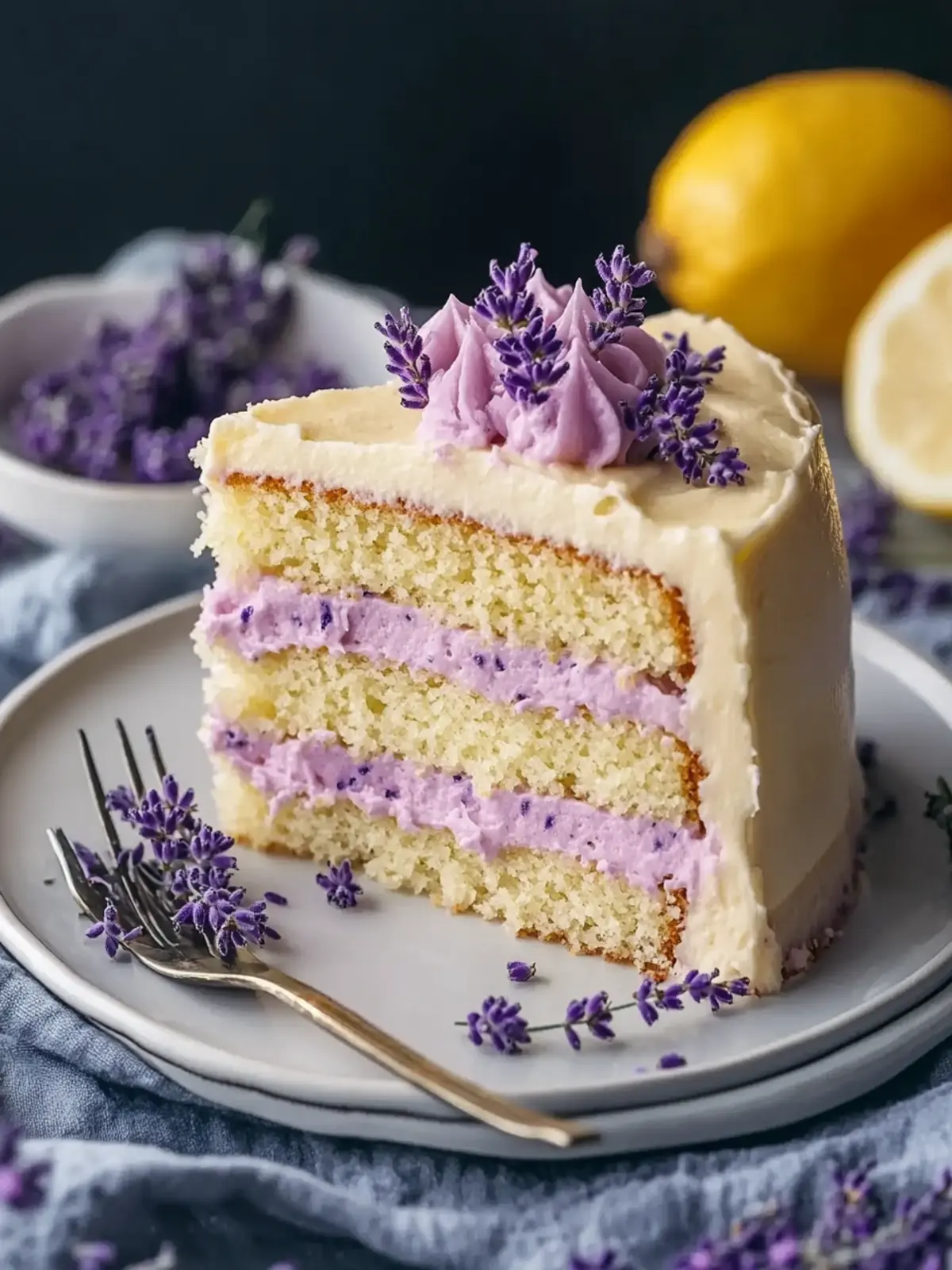 Delightful Lemon Lavender Cake to Elevate Your Baking Game 4 Lemon Lavender Cake