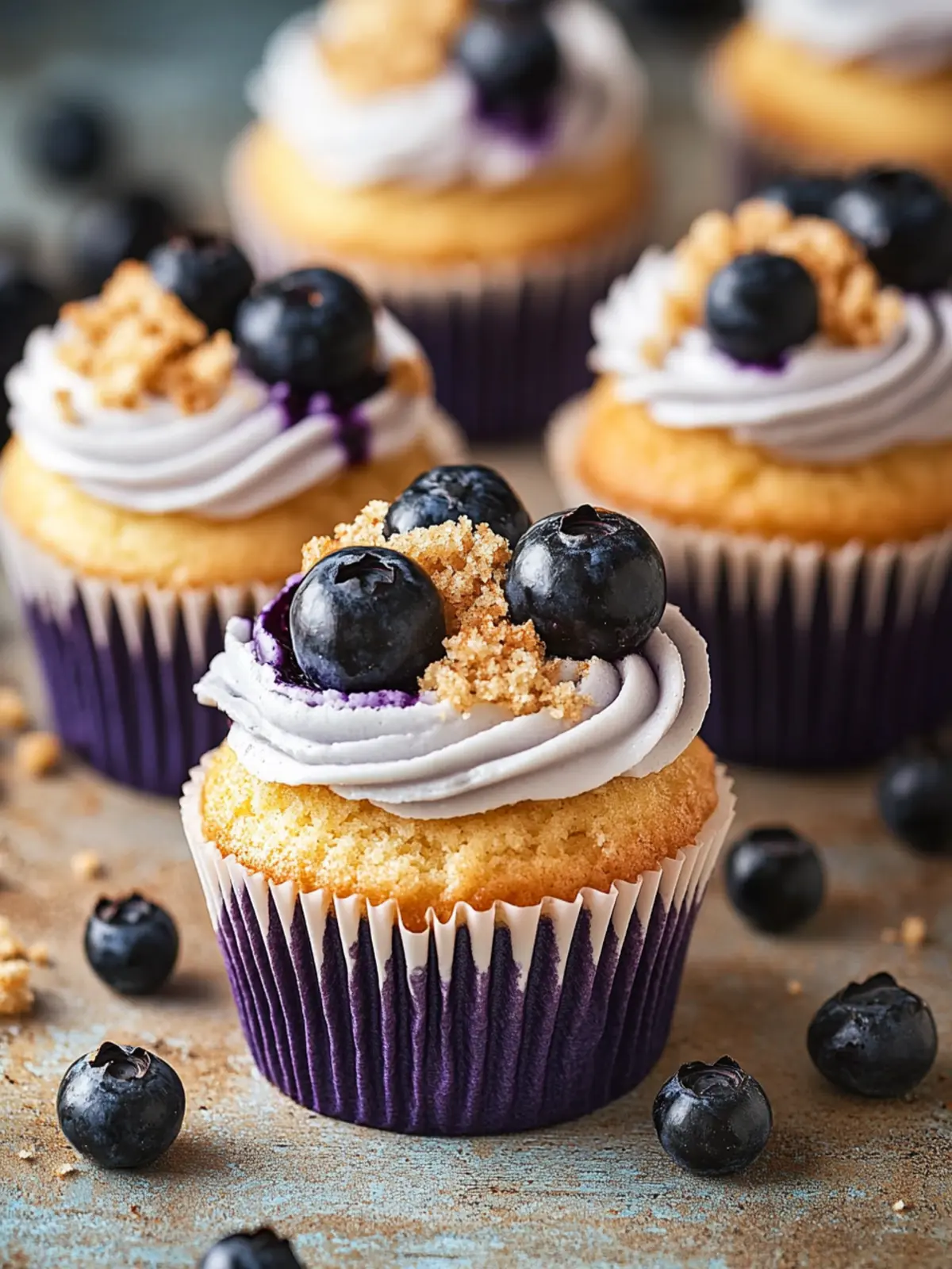 Irresistible Blueberry Cheesecake Cupcakes to Delight You 4 Blueberry Cheesecake Cupcakes