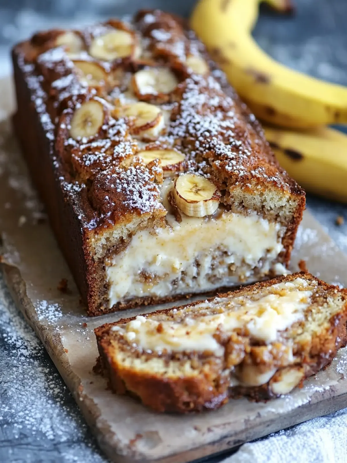 Decadent Cheesecake Banana Bread That Will Wow You 2 Cheesecake Banana Bread