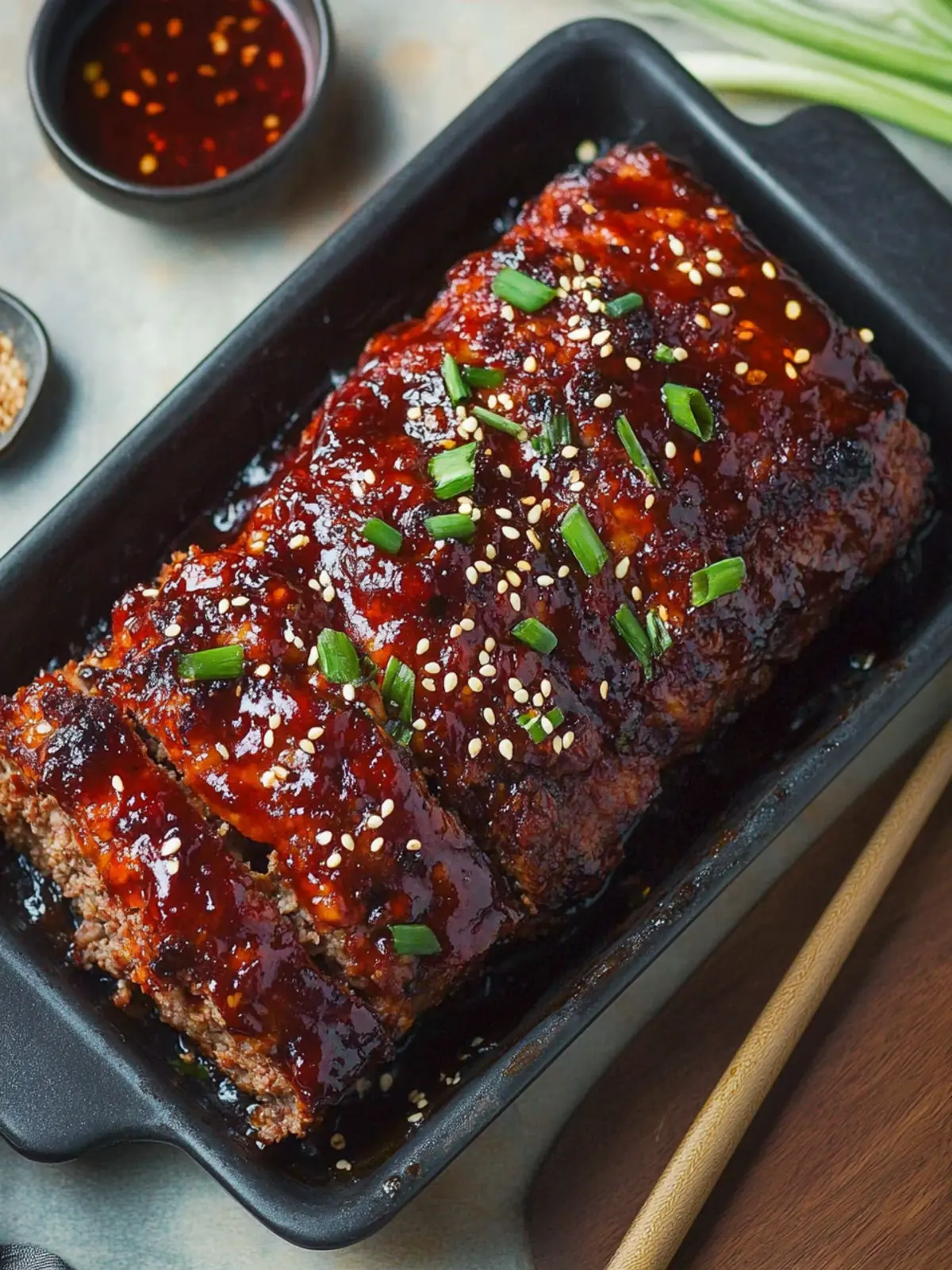 Savory Korean Meatloaf with Gochujang Glaze You'll Love 4 Korean Meatloaf with Gochujang Glaze