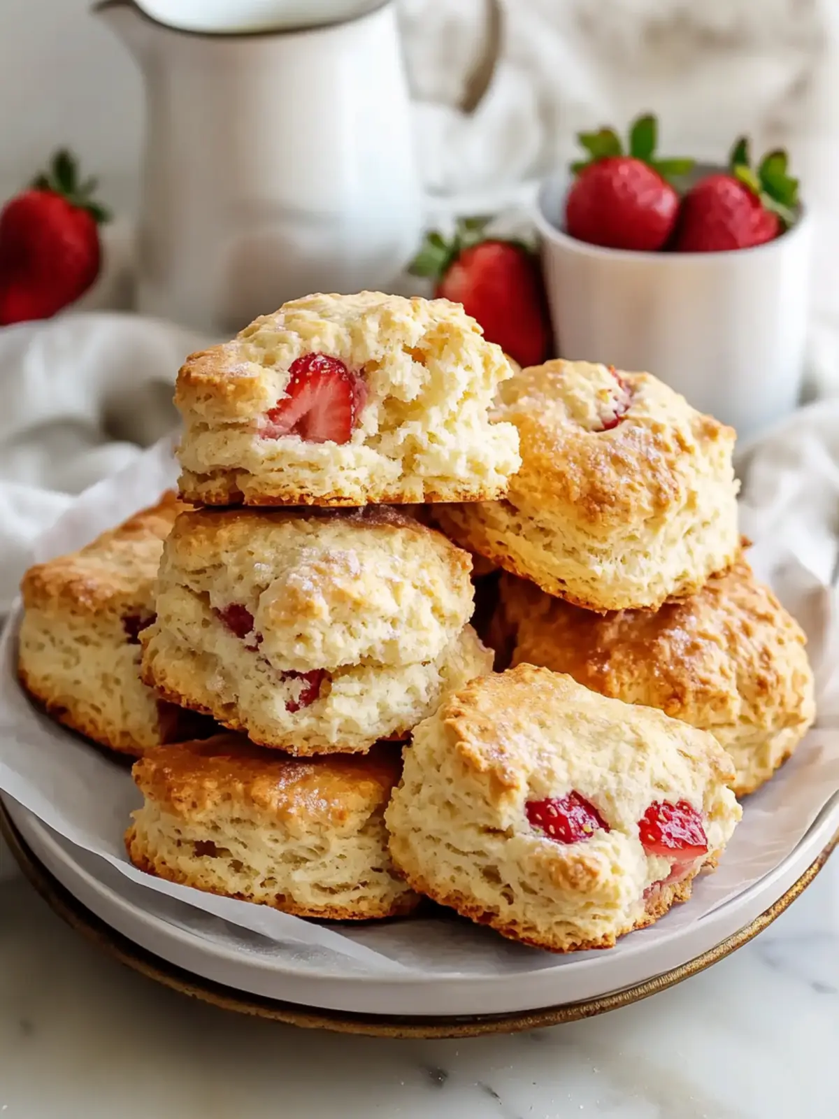 Delicious English Strawberry Scones for Sweet Mornings 3 English Strawberry Scones