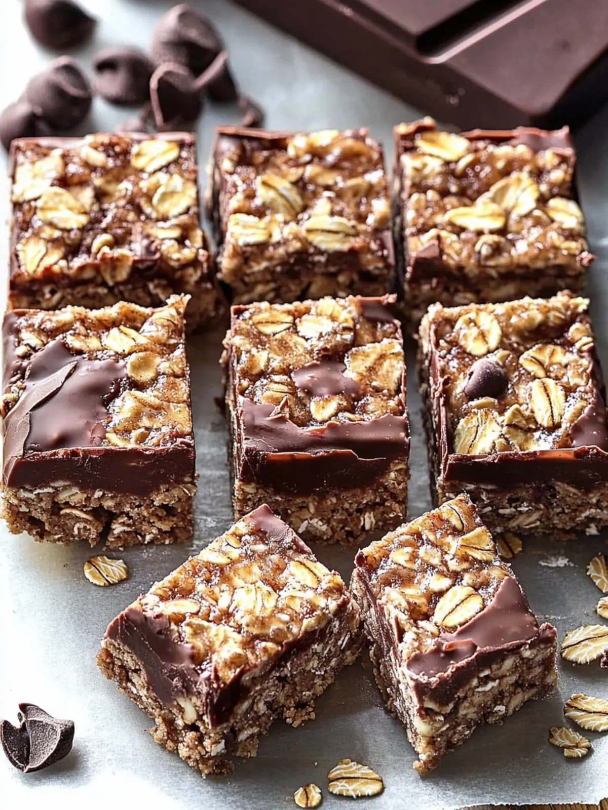 Irresistible Chocolate Oatmeal Bars for Sweet, Guilt-Free Snacking 2 Chocolate Oatmeal Bars