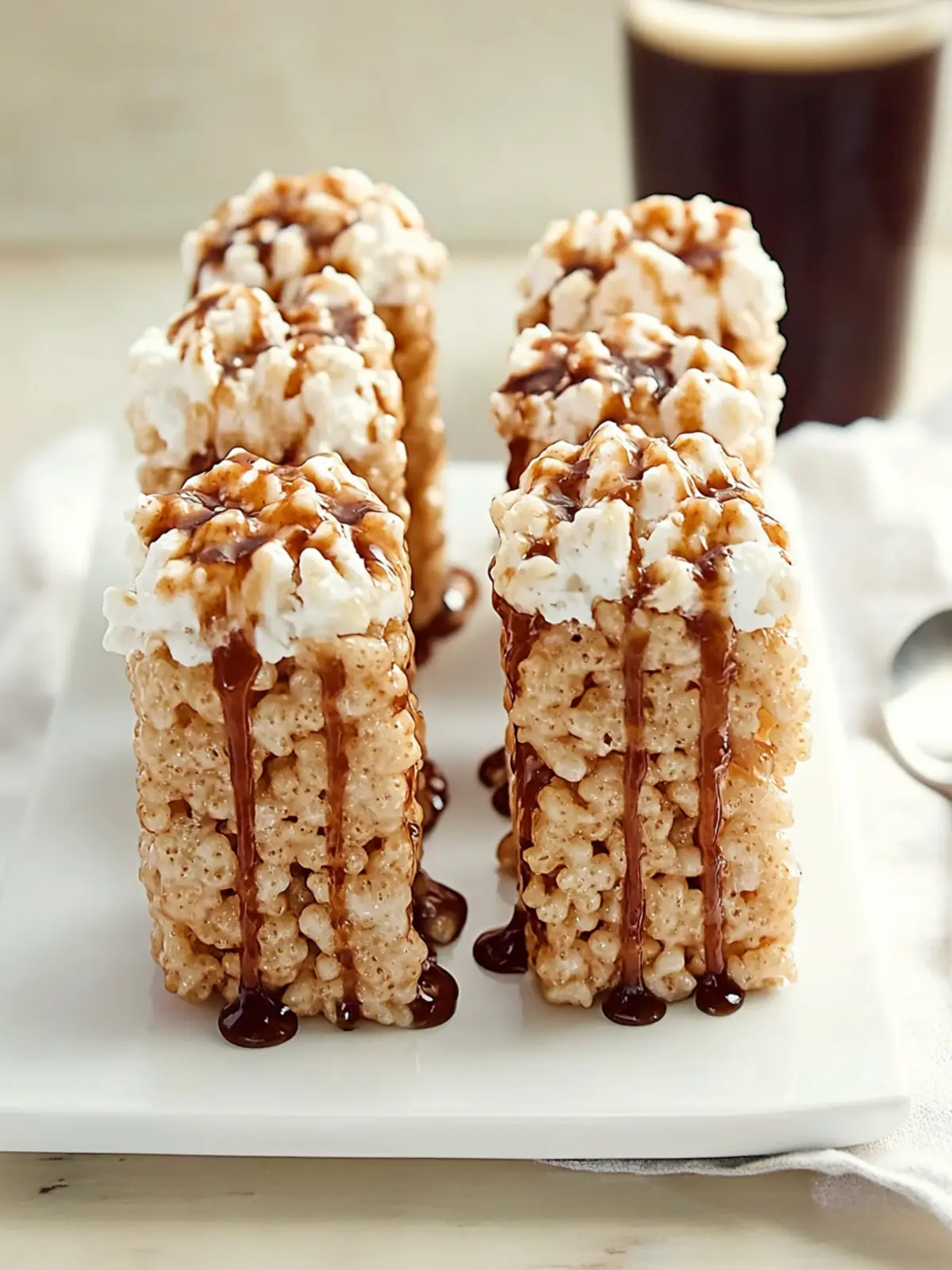 Decadent Root Beer Float Rice Krispie Treats You’ll Love! 2 Root Beer Float Rice Krispie Treats