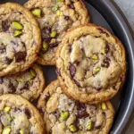 Decadent Salted Pistachio Dark Chocolate Chip Cookies Recipe 7 Salted Pistachio Dark Chocolate Chip Cookies