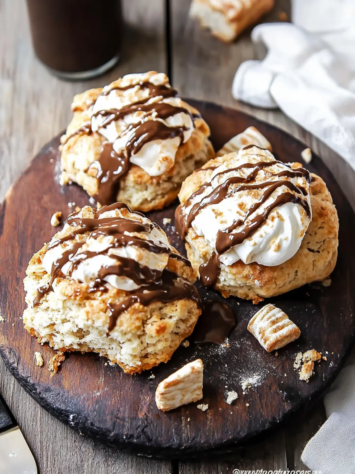 Irresistible S’mores Scones: A Sweet Treat You Can't Resist 3 S’mores Scones