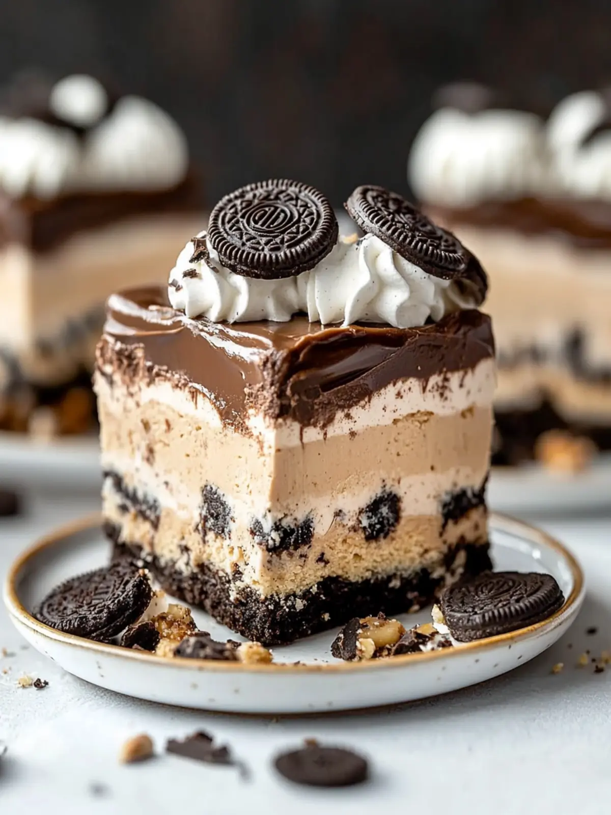 Indulge in No Bake Chocolate Peanut Butter Oreo Dessert Bliss 4 No Bake Chocolate Peanut Butter Oreo Dessert