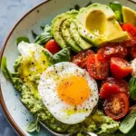 Pesto Tomato, Egg & Avocado Breakfast Salad to Brighten Mornings 7 Pesto Tomato, Egg & Avocado Breakfast Salad