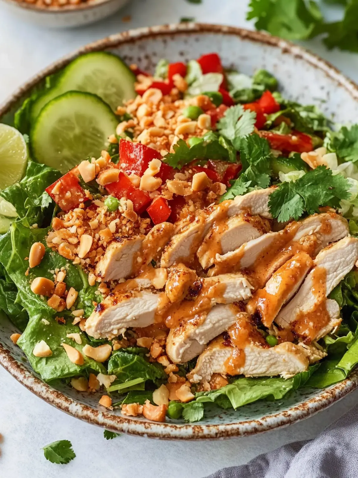 Revitalize Your Lunch with Zesty Thai Chicken Salad 2 Thai Chicken Salad