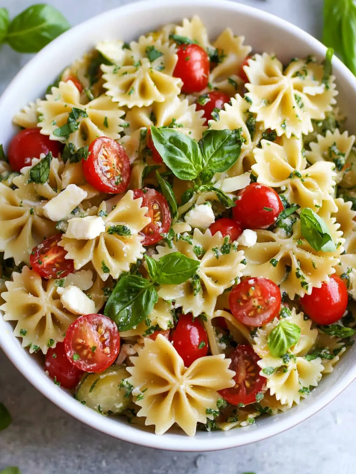 Delicious Bow Tie Pasta Salad for Fresh Flavor Lovers 2 Bow Tie Pasta Salad