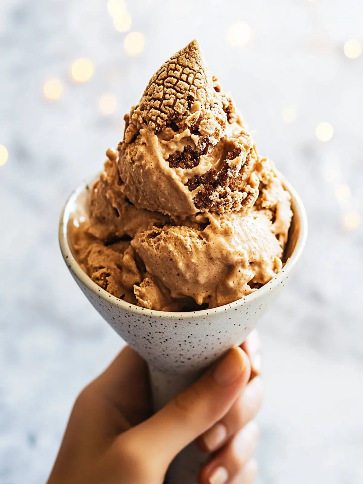 Creamy Gingerbread Nice Cream You’ll Crave All Winter Long 4 Gingerbread Nice Cream