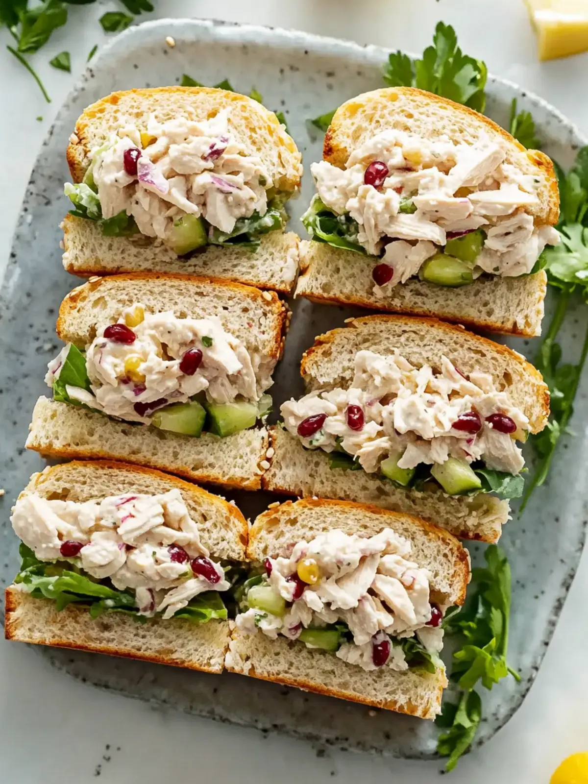 Delicious Chicken Salad Tea Sandwiches for Effortless Entertaining 3 Chicken Salad Tea Sandwiches