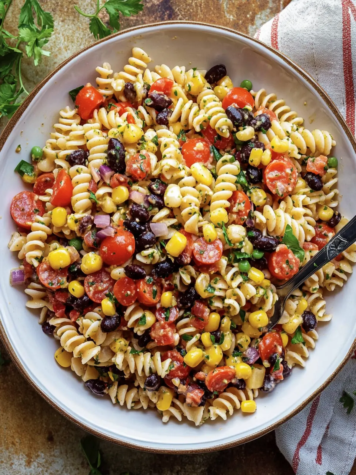 Delicious Cowboy Caviar Pasta Salad for Fun Gatherings 2 Cowboy Caviar Pasta Salad
